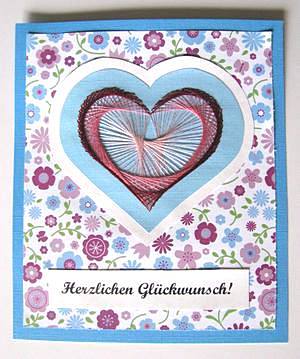 Paper Sewing – Large Heart